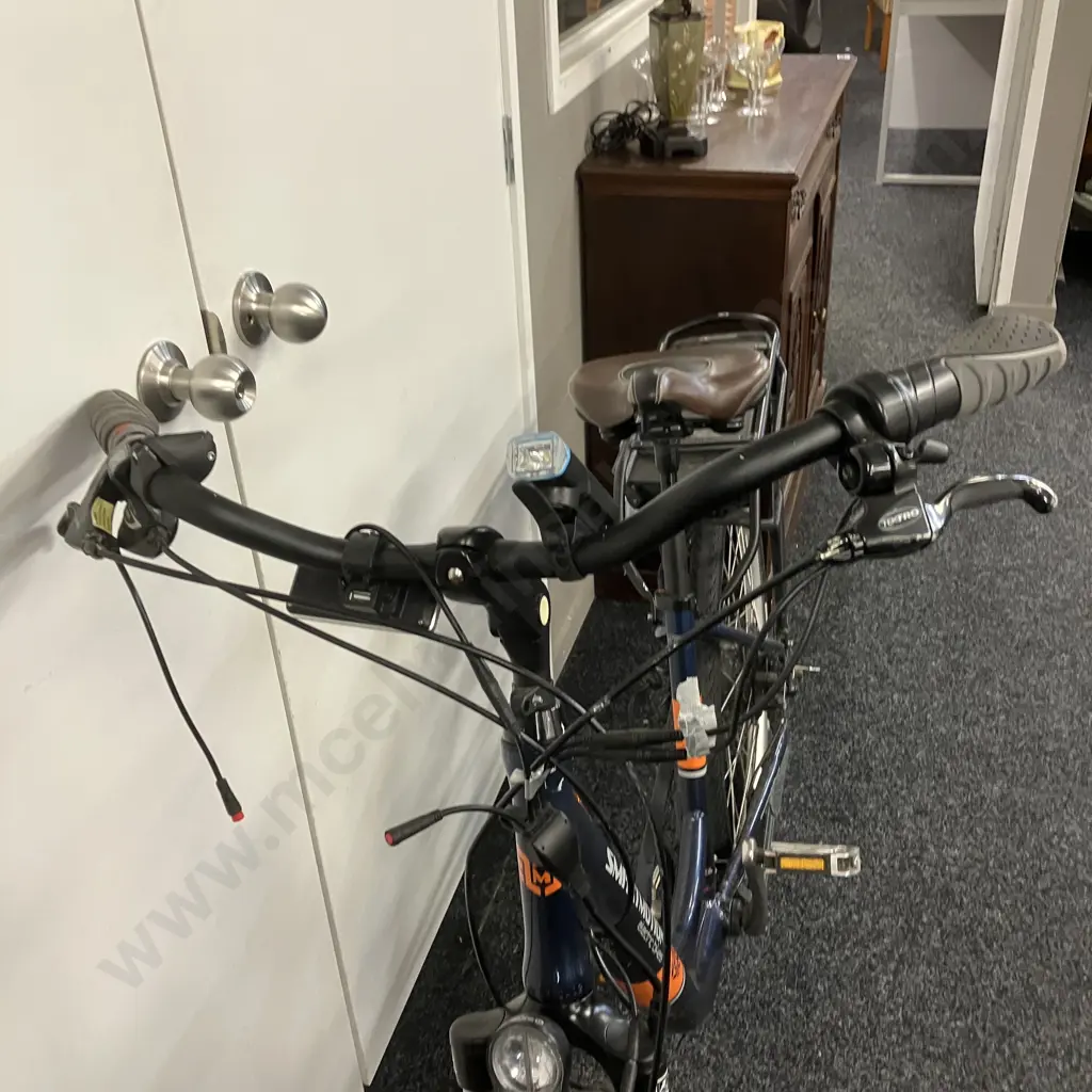 Blue & Orange Smartmotion e-city E-Bike (sold as-is) Image 1++