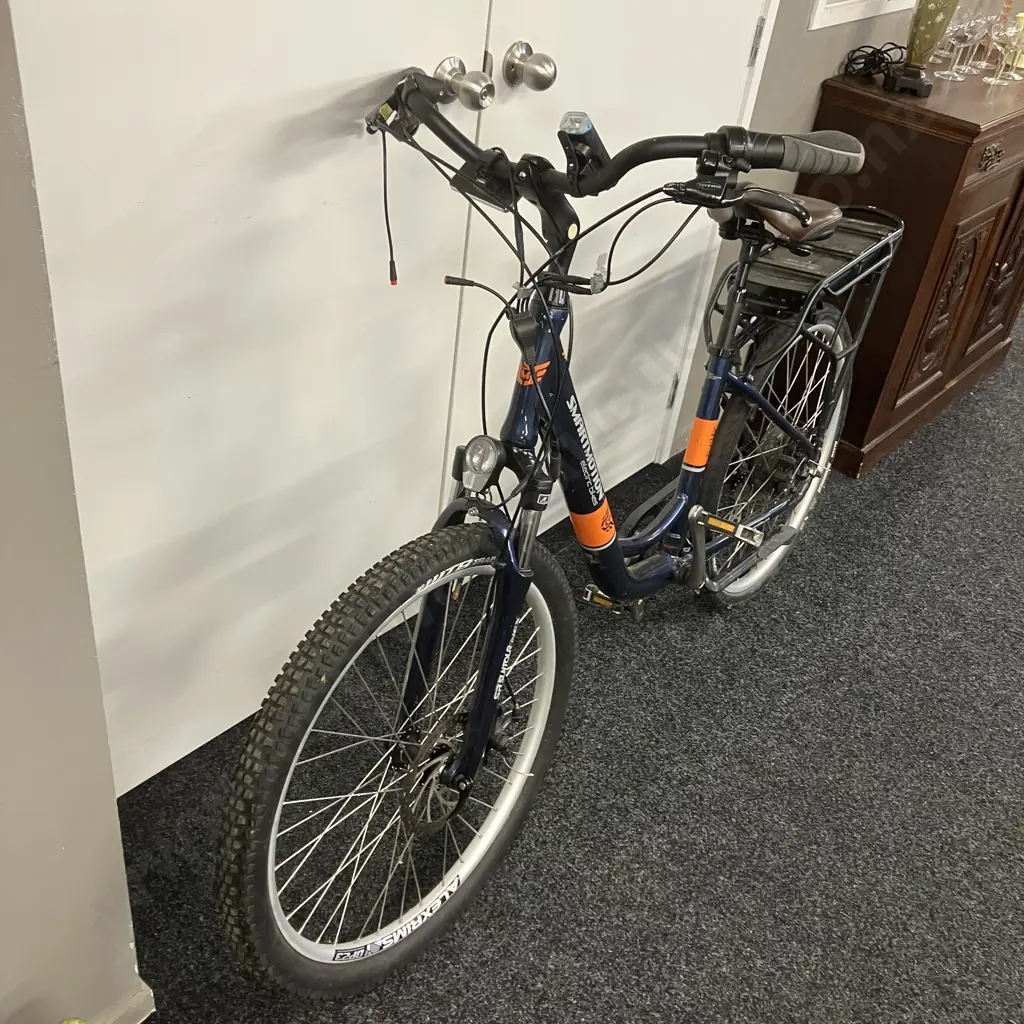 Blue & Orange Smartmotion e-city E-Bike (sold as-is) Image 1++