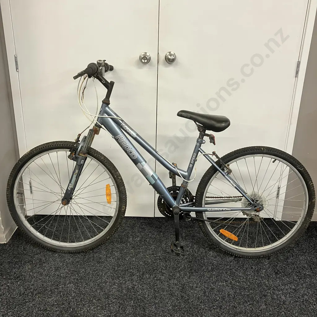Grey & Blue Repco Mosaic 18 Speed Ladies Bike Image 1++