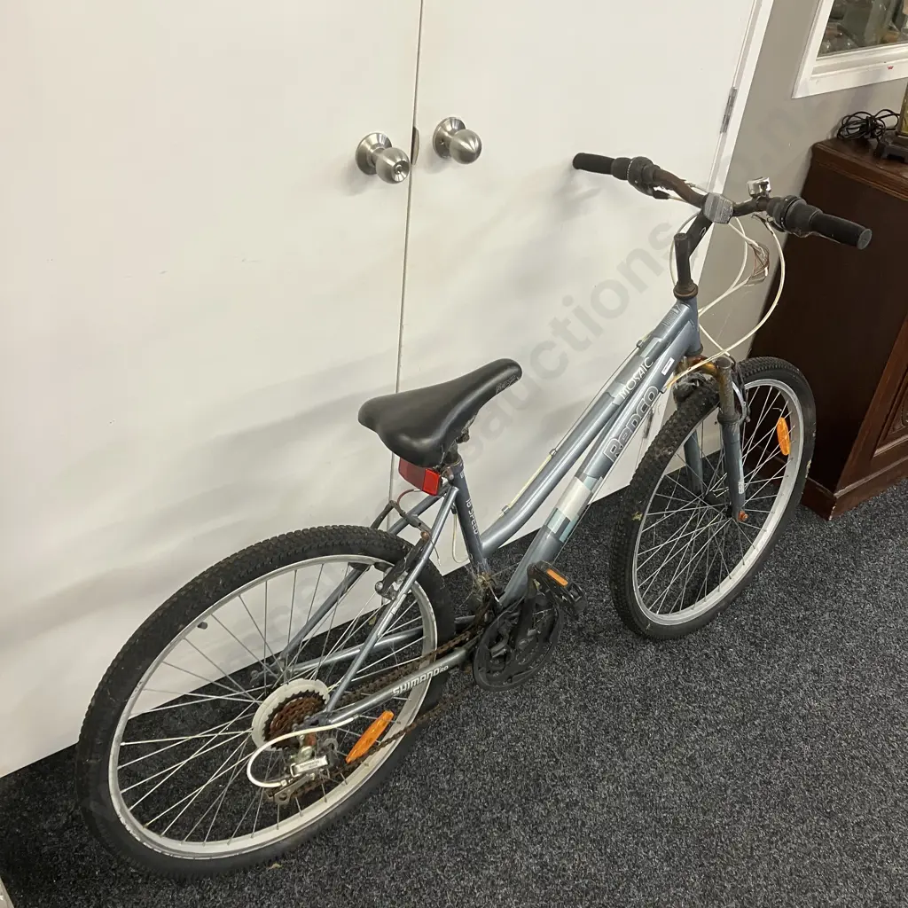 Grey & Blue Repco Mosaic 18 Speed Ladies Bike Image 1++