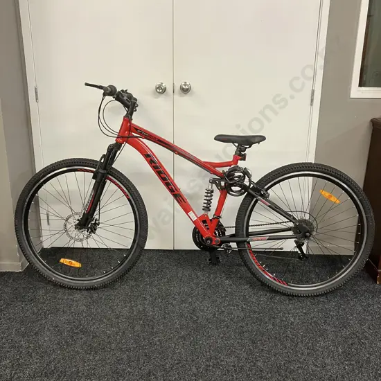 Red & Black Ridge Aftershock 21 Speed Mountain Bike (Missing a Pedal)