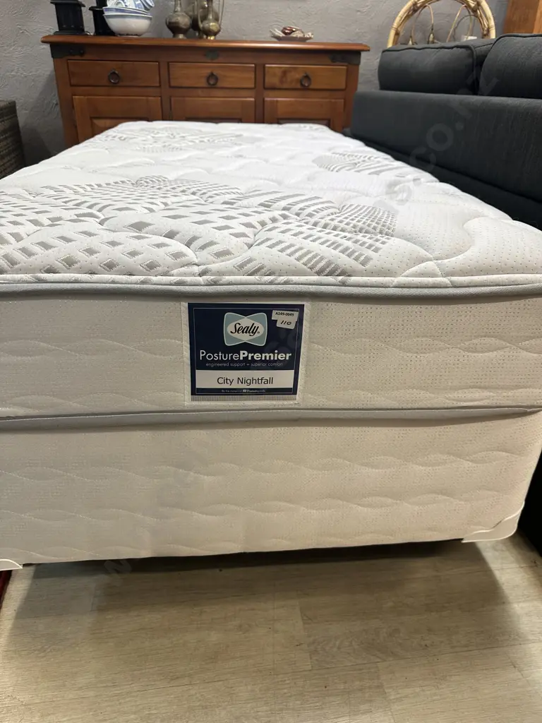 Sealy PosturePremier City Nightfall Single Bed Image 1++