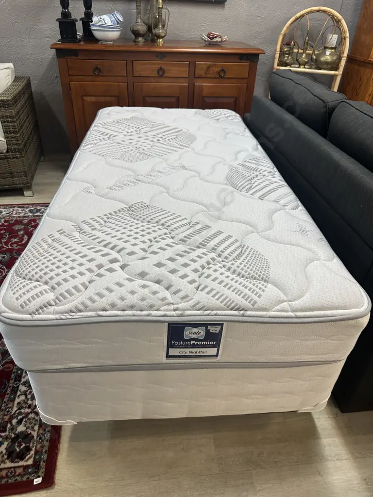 Sealy PosturePremier City Nightfall Single Bed Image 1++