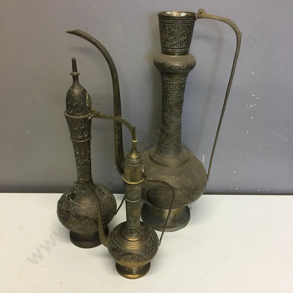 Vintage Brass Genie Lamps (As Found) Image 1++