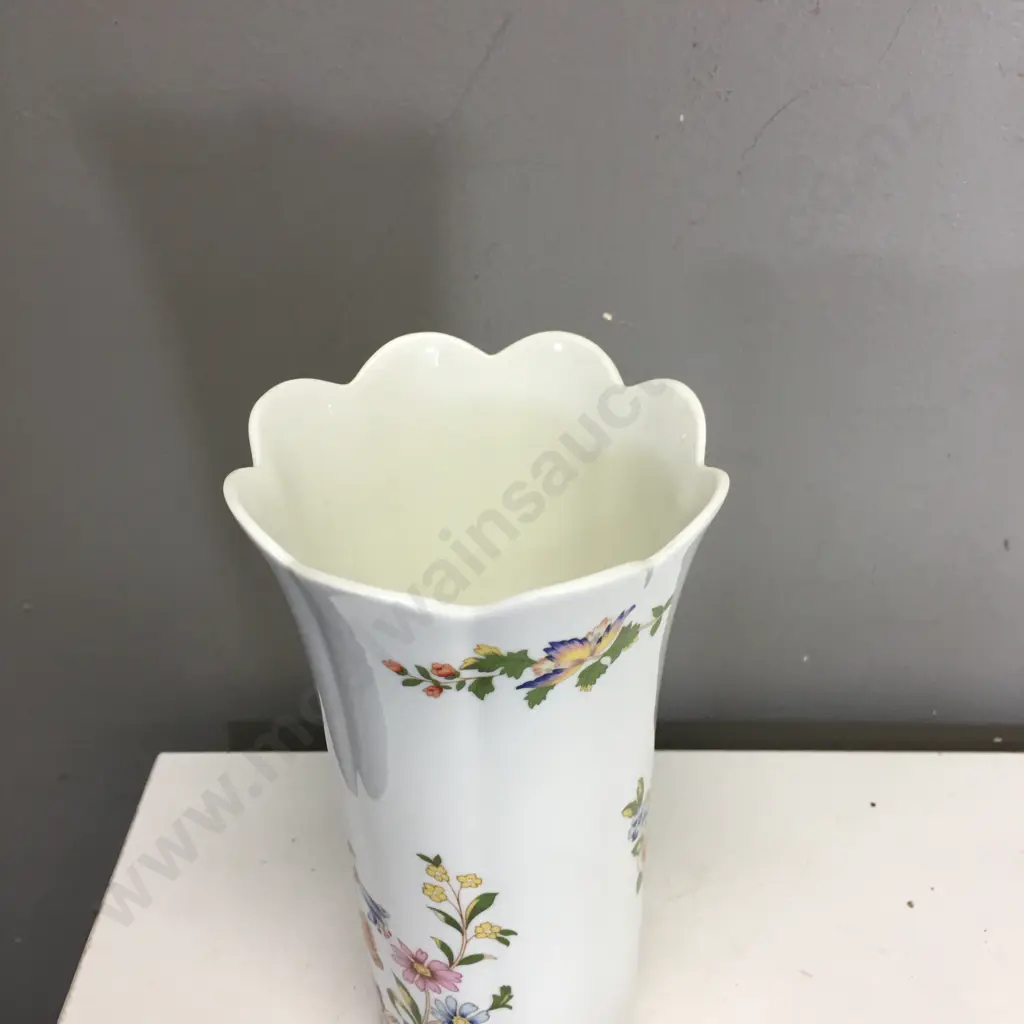Aynsley "Cottage Garden" Floral Vase. H21cm Image 1++