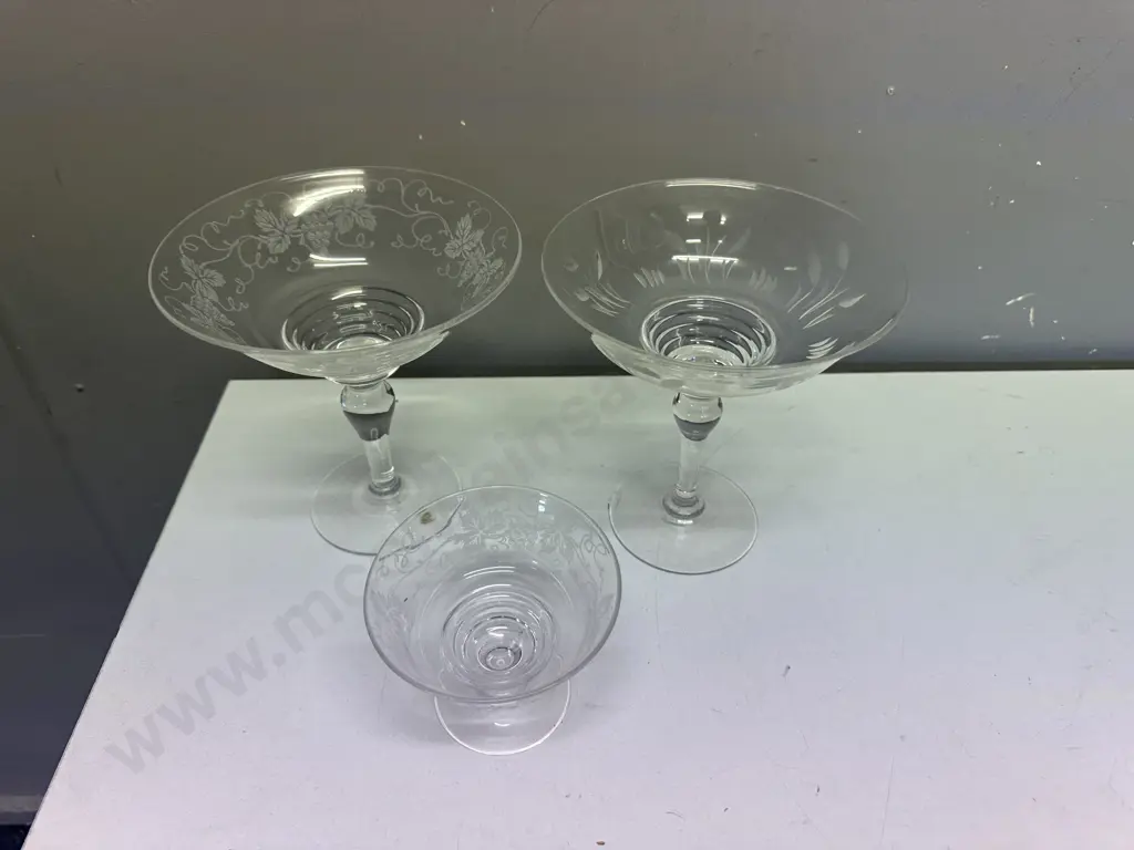 Crystal Compote/Candy Dishes Including Stuart Etc Image 1++