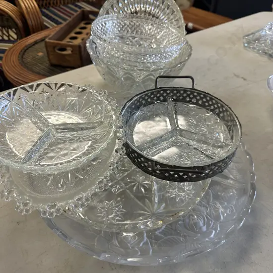 Vintage Lidded Glass Dishes