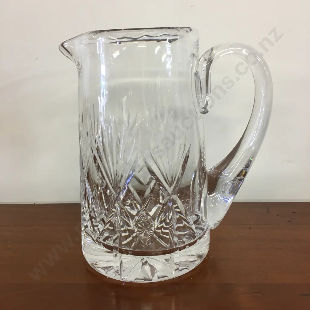 Vintage Crystal Drinks Jug H19cm. Image 1++