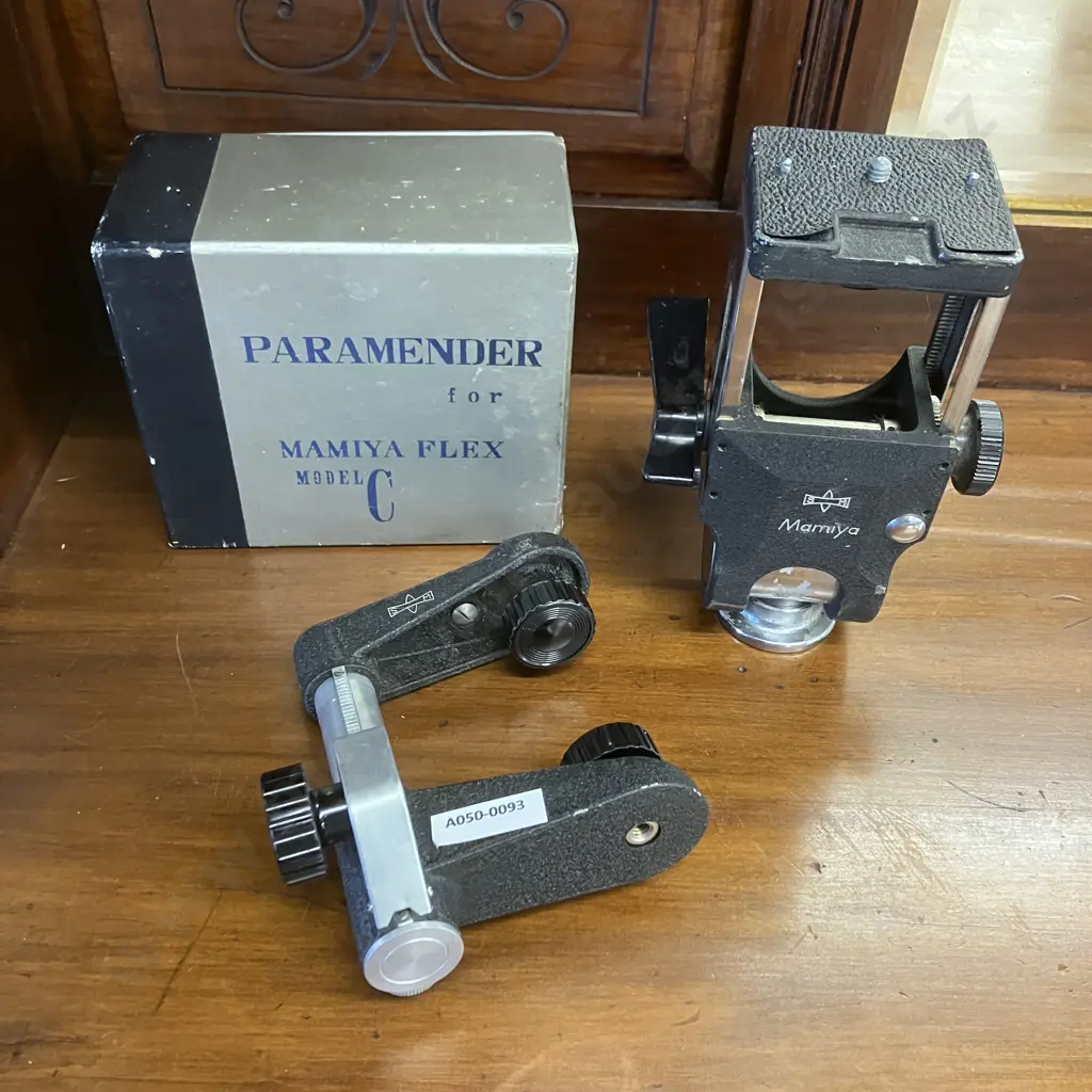 Mamiya Paramender For Mamiya Flex Model C In Box & Mamiya Paramender Type 3 Image 1++