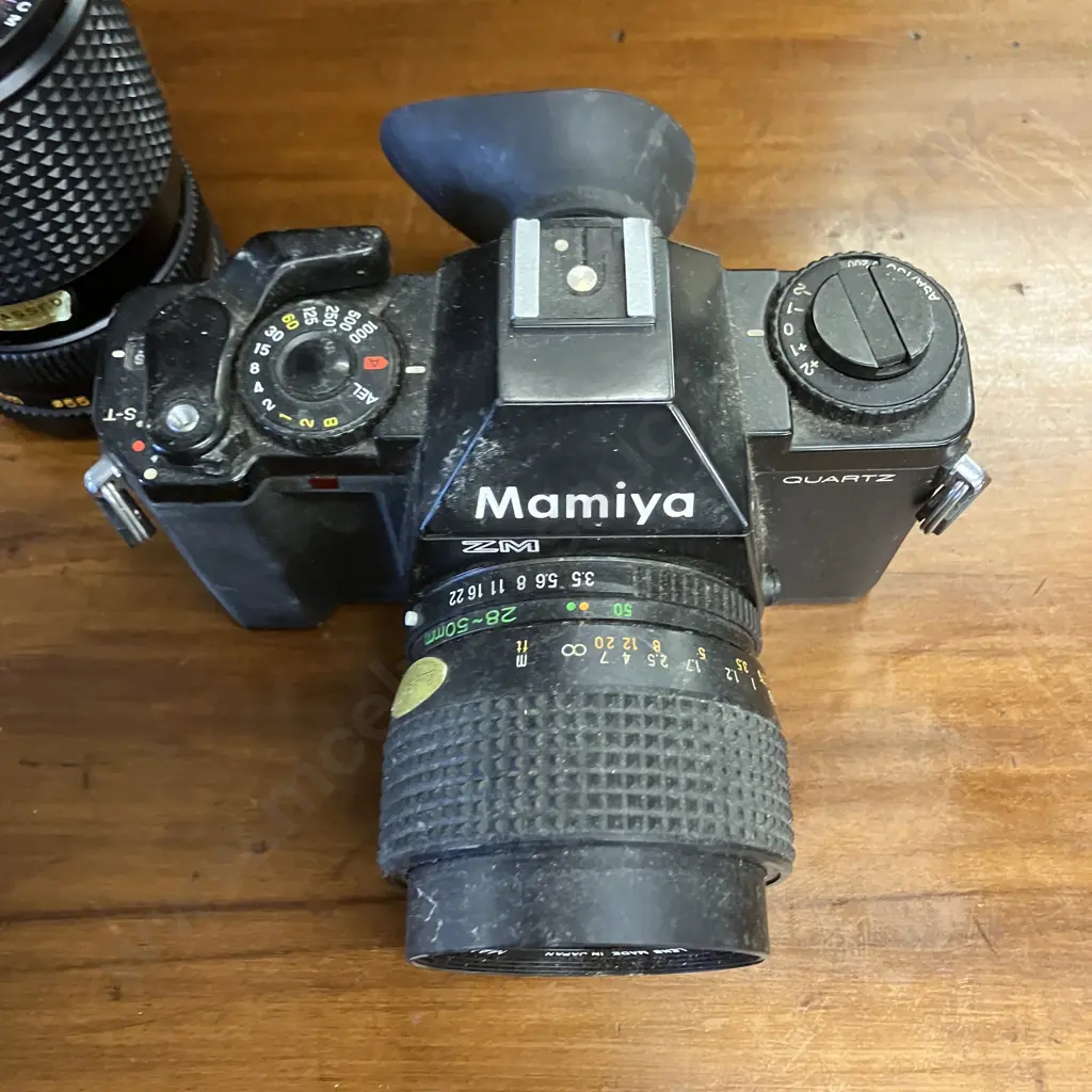 Mamiya ZM Quartz 35mm SLR Film SLR Camera With Three Mamiya-Sekor E Lenses Image 1++