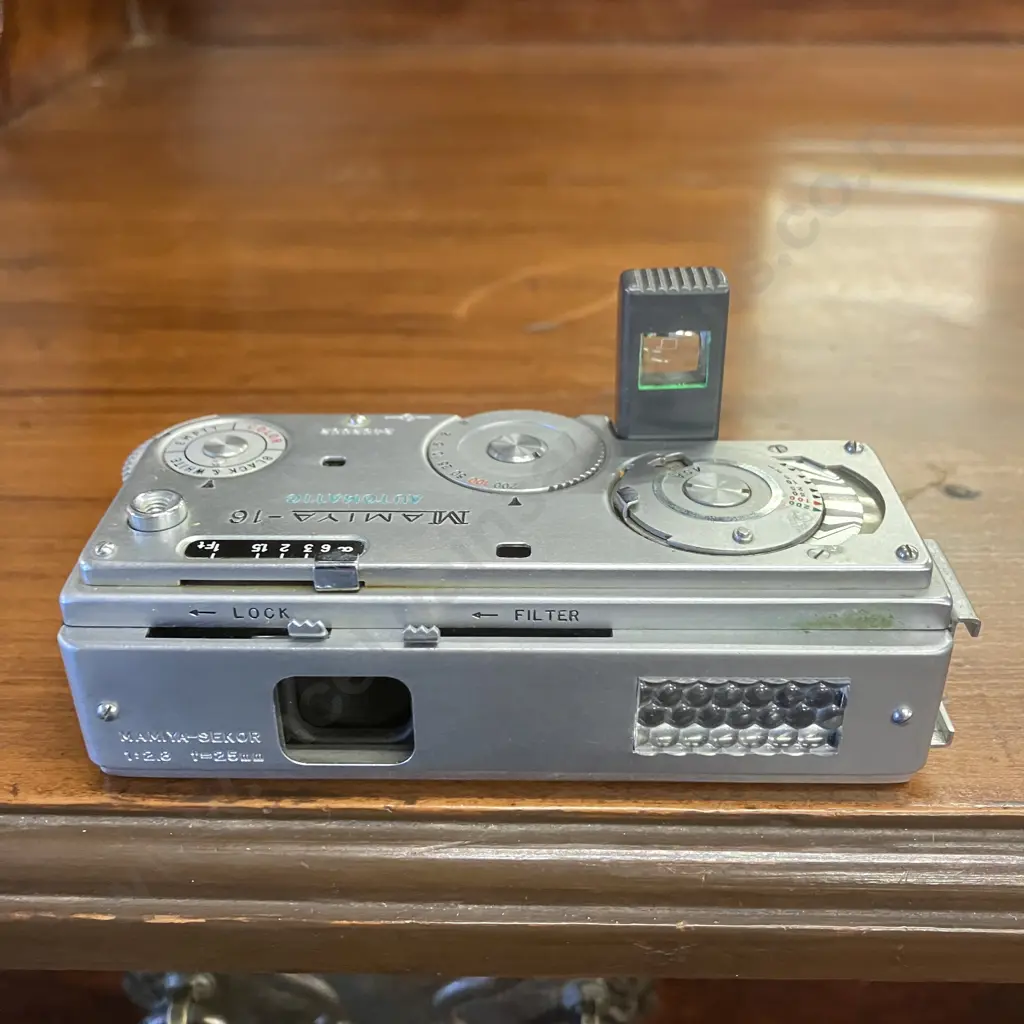Mamiya 16 Automatic Subminiature Spy Viewfinder Camera Sekor 2.8/25mm Image 1++