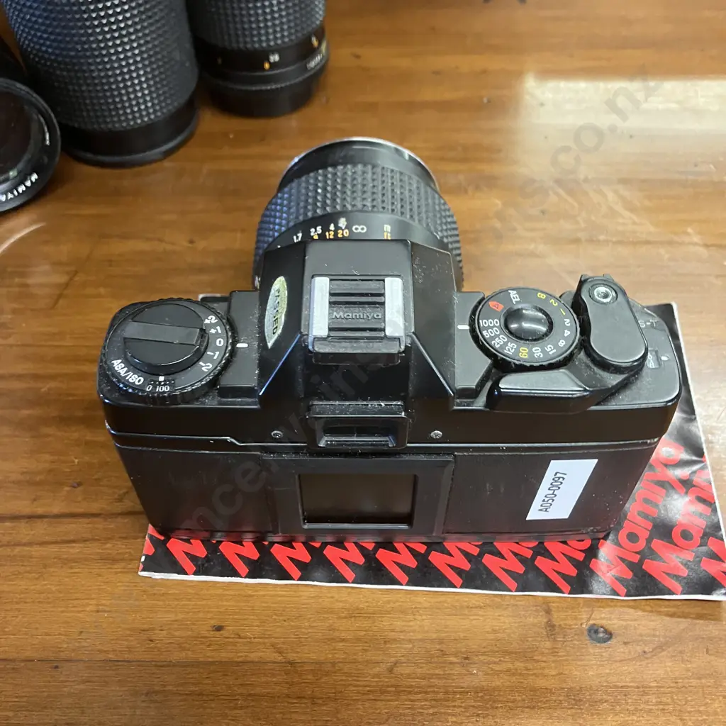 Mamiya ZM Quartz 35mm SLR Film SLR Camera With Four Mamiya-Sekor E Lenses & Manual Image 1++