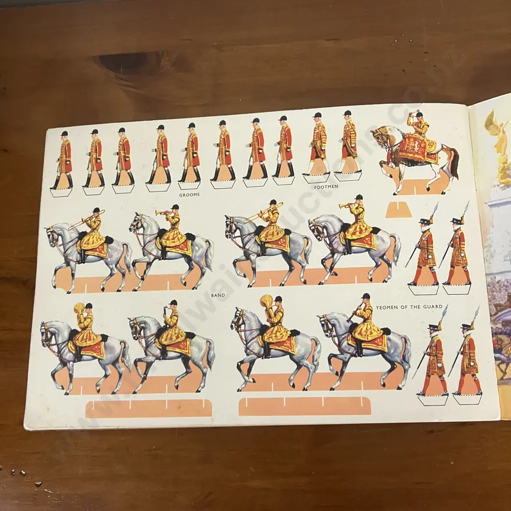 The Coronation Cut Out Story Book Softcover - 1953 by HANKINSON, Cyril F J (sold -08) Image 1++