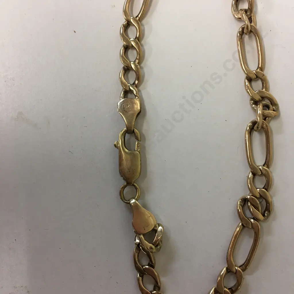 Gold Bracelet Stamped Italy 375 (Damaged) Image 1++