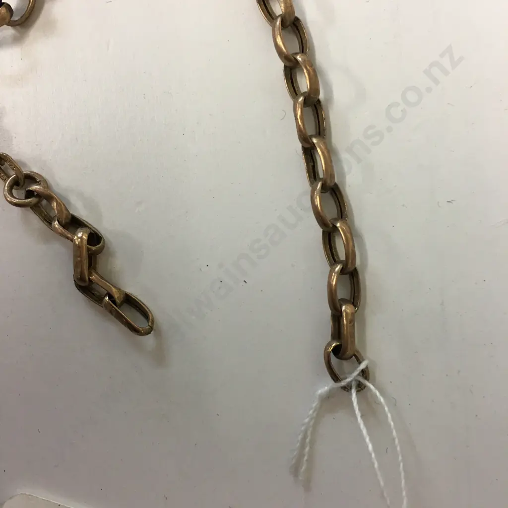 Gold Chain Stamped Italy 375 (Damaged) Image 1++