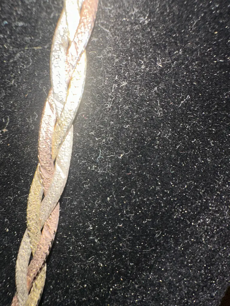 Italian Tri Coloured Silver Chain Image 1++