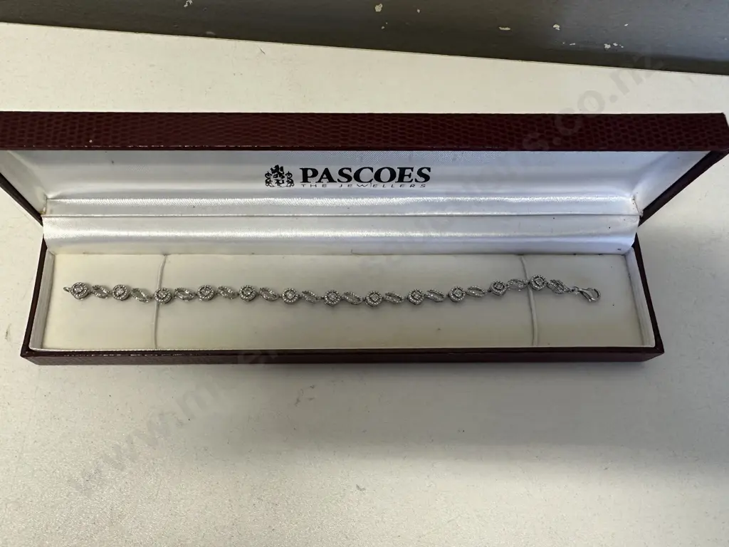 Silver & Diamond Bracelet  Image 1++