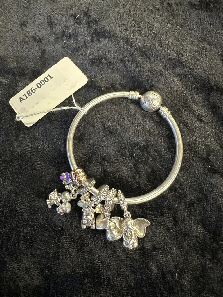 Pandora Baby Bangle With Five Charms Image 1++