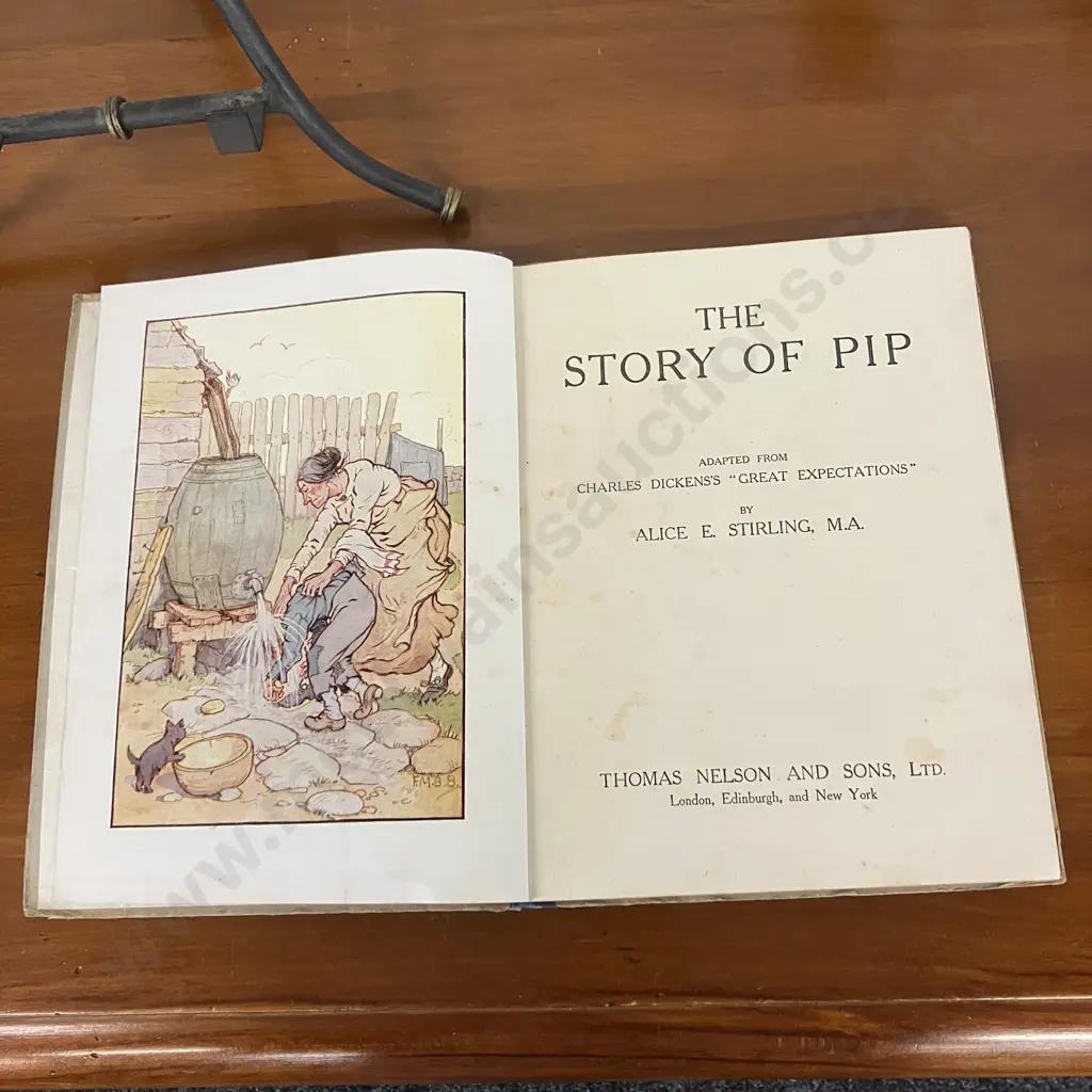 Nisters Holiday Annual for 1901 Published by Ernest Nister & The Story Of "Pip" from Charles Dickens Alice E Stirling Image 1++