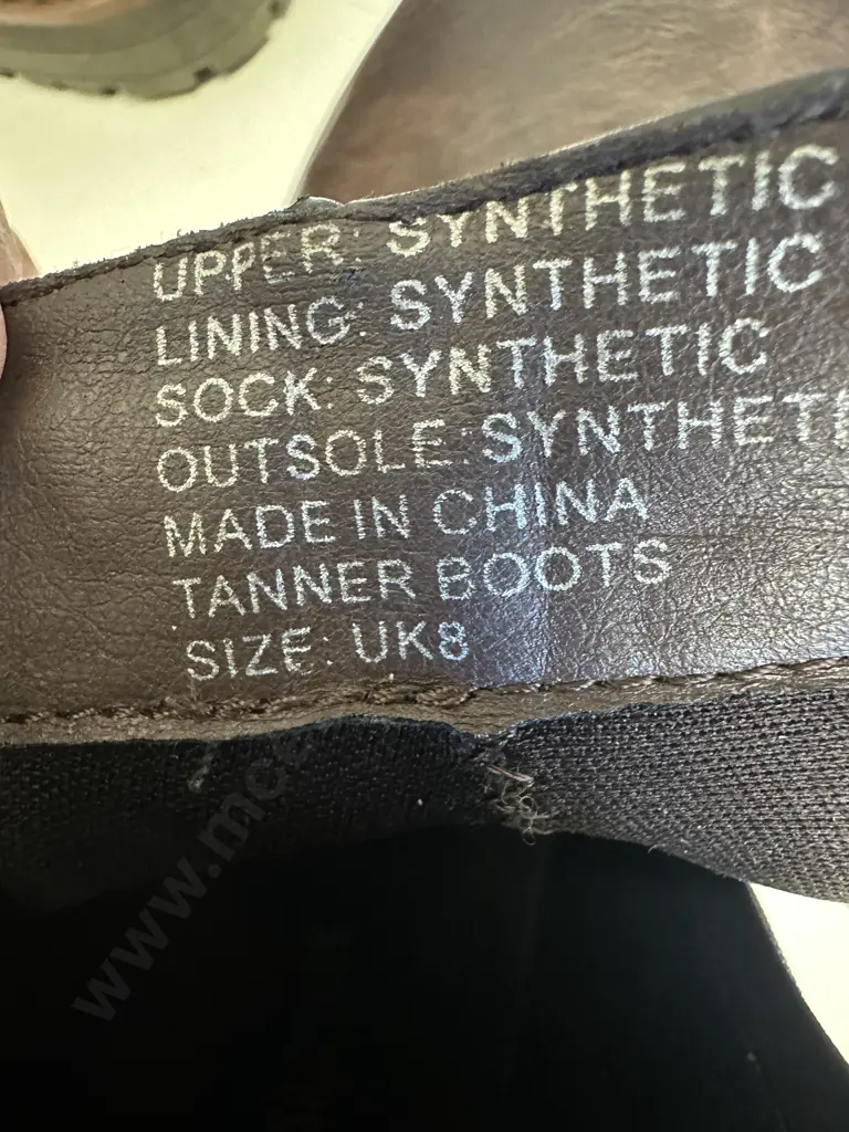 Mens Brown Soprano Boots Size 8  Image 1++
