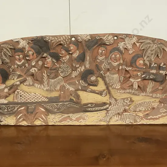 Papua New Guinea Story Board. 32 x 92cm