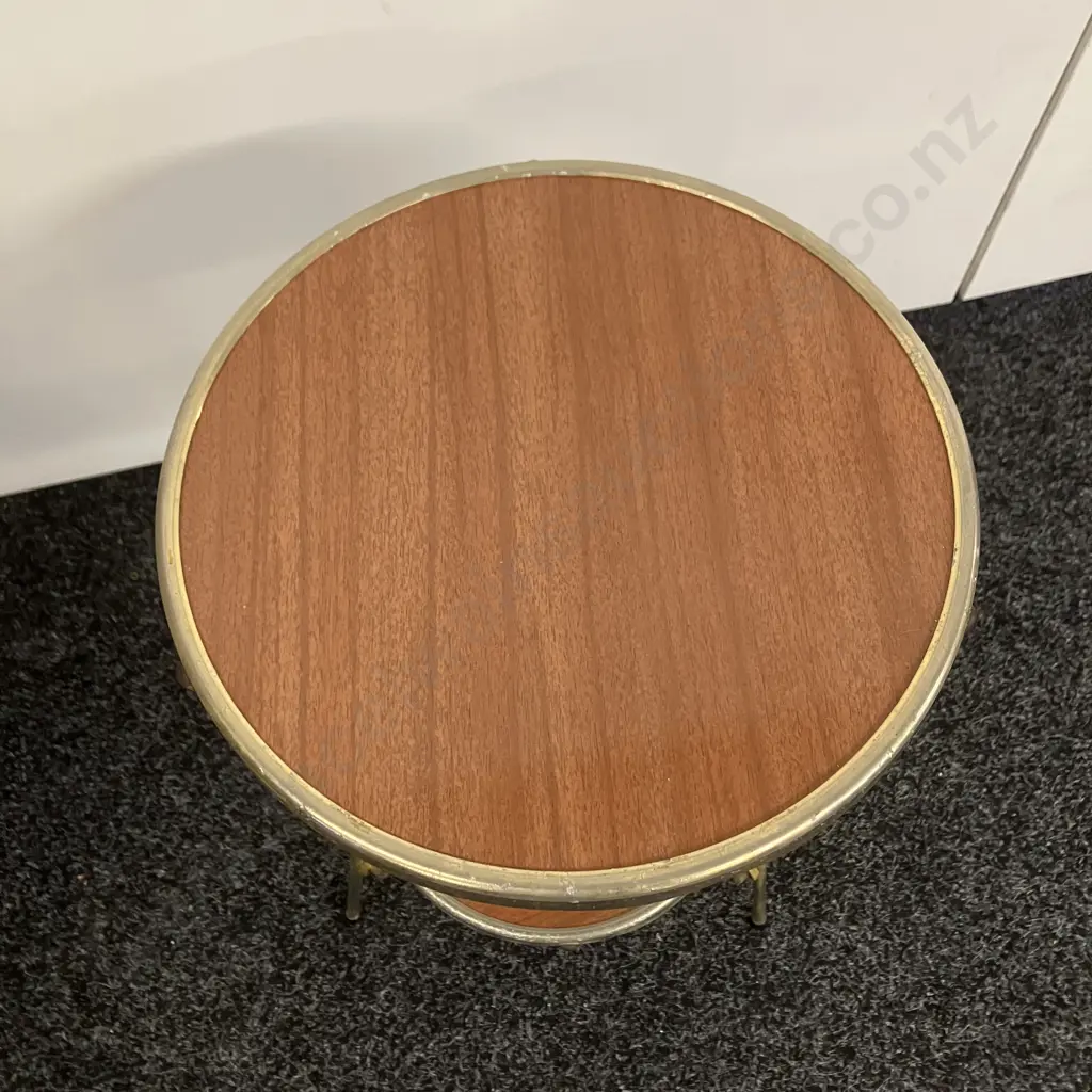 Mid Century Occasional Table / Plant Stand (Removable Bottom Level) 49 x 28cm Image 1++