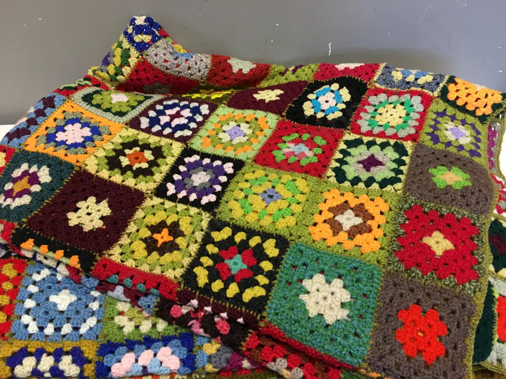 Vintage Crochet Blankets x2  Image 1++