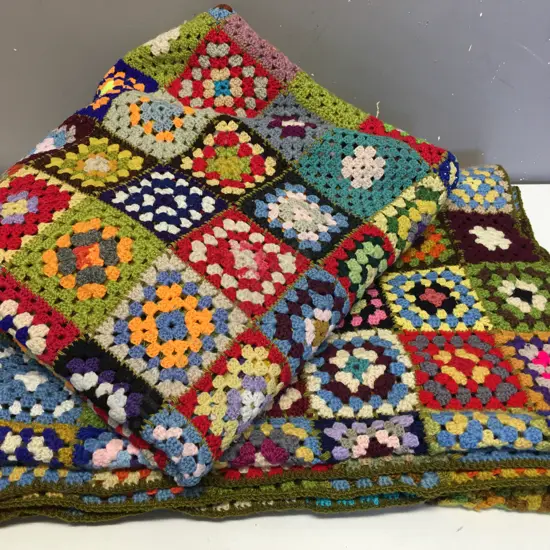 Vintage Crochet Blankets x2 