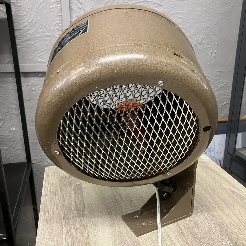 Vintage KOBYAIRE Heater Converted To A Lamp, With Wall Mount Image 1++