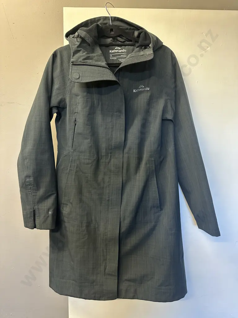 Kathmandu Soft Shell Coat Water & Wind Resistant Size 12 Image 1++