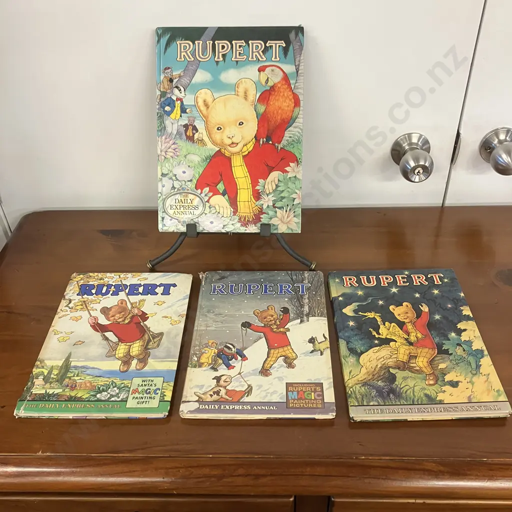 Lot of Four The Daily Express Rupert Annuals Image 1++