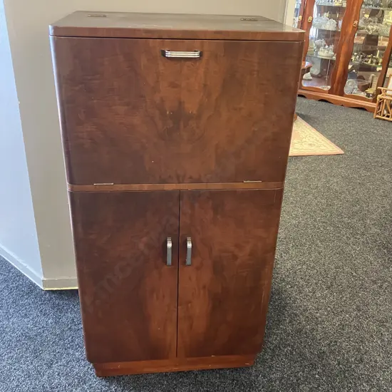 Vintage Cocktail Cabinet. H113 W60 D48cm (As Found Condition)