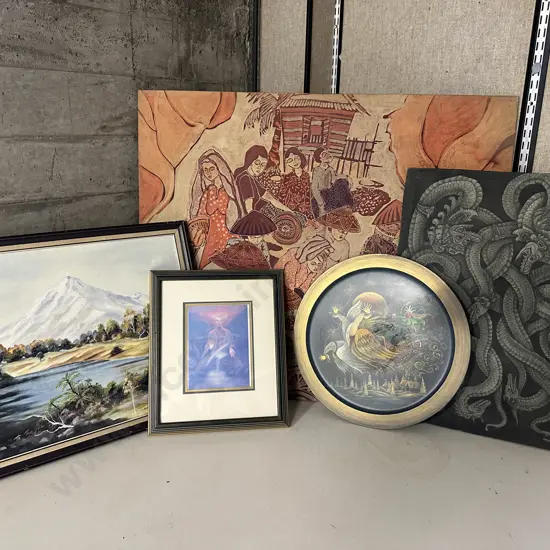 Selection of Vintage Artwork x 5