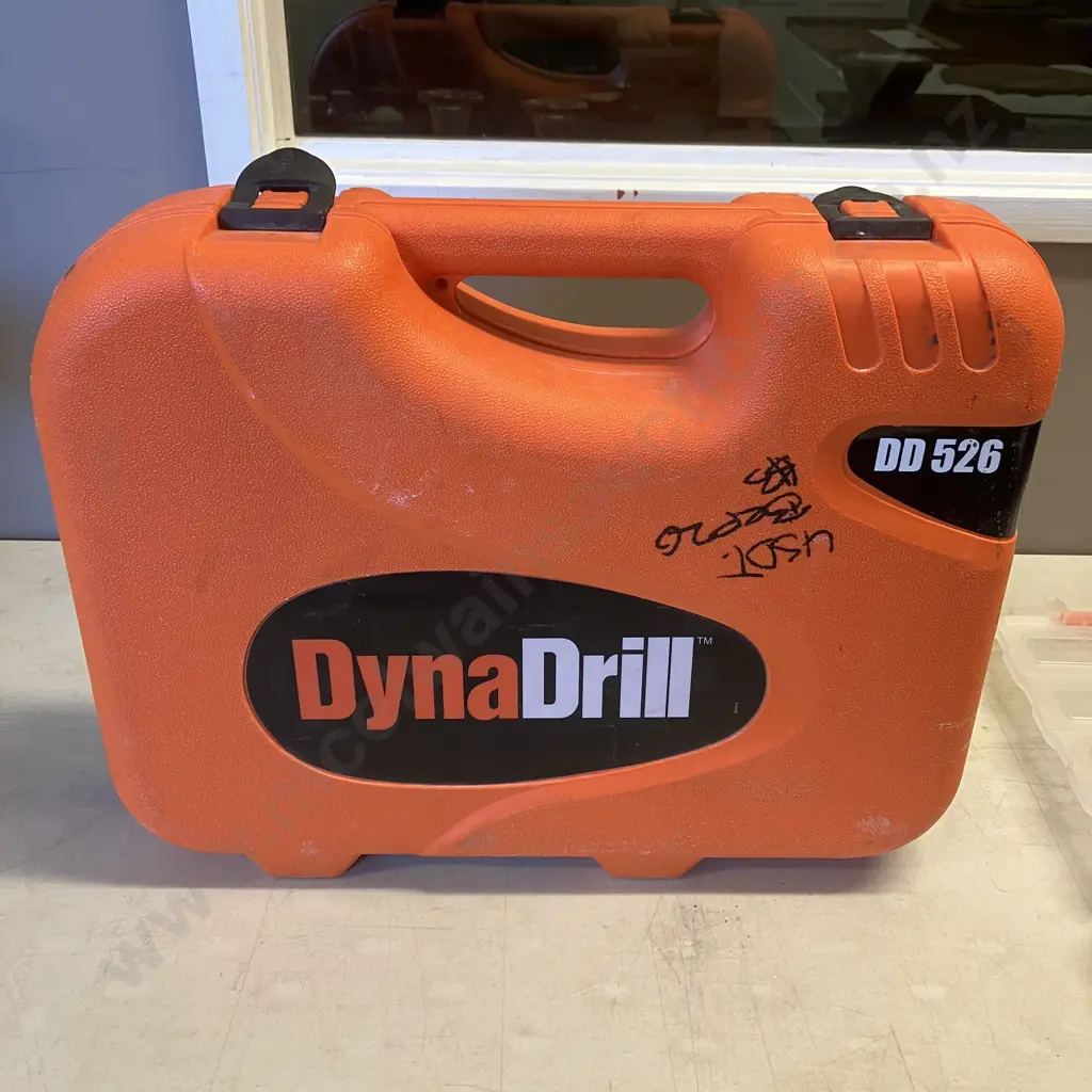 Ramset DynaDrill Rotary Hammer - DD526 With Assorted Drill Bits In Case Image 1++