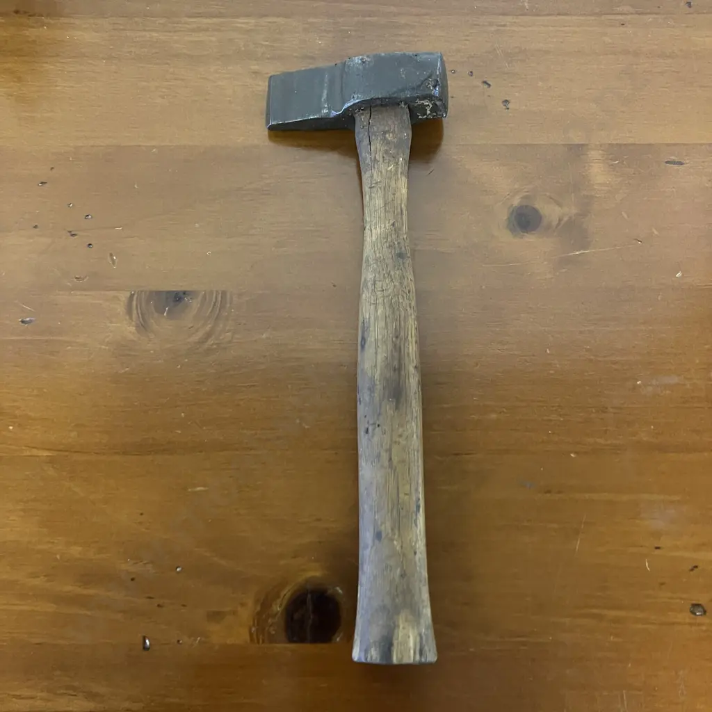Vintage Blacksmiths Hot Cut Chisel. L32cm Image 1++