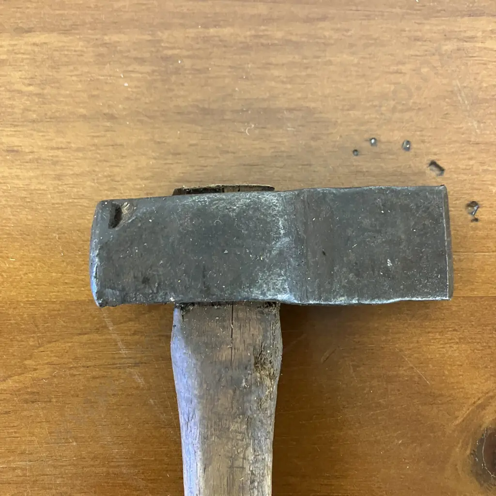 Vintage Blacksmiths Hot Cut Chisel. L32cm Image 1++