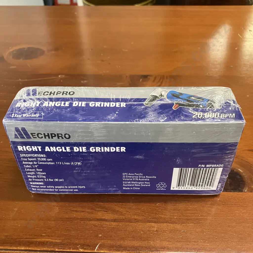 MechPro Right Angle Die Grinder (New In Box) Image 1++