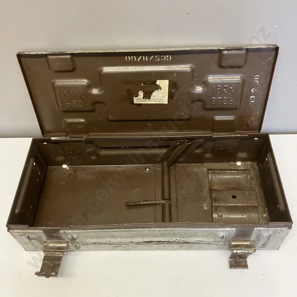 P80 MK4 BLSP 1954 Twin Mortar Metal Case. Ammunition Box. H13 W56.5 D24cm Image 1++