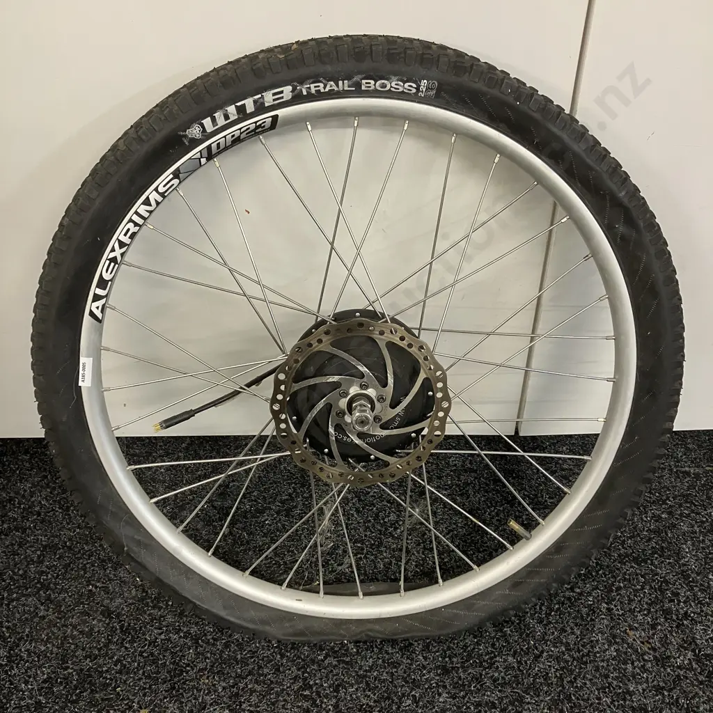 Smartmotion E-Bike Rear Wheel - Alexrims DP23, WTB Trail Boss 2.25 26 Tyre Image 1++