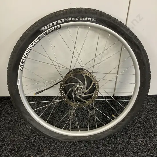 Smartmotion E-Bike Rear Wheel - Alexrims DP23, WTB Trail Boss 2.25 26 Tyre