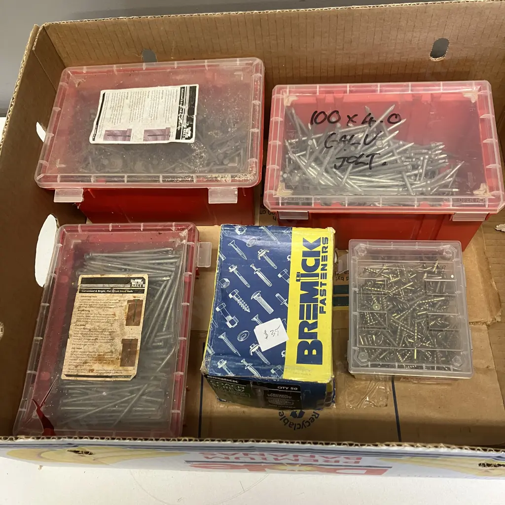 Box Lot Nails, Coach Screws, Screws Image 1++