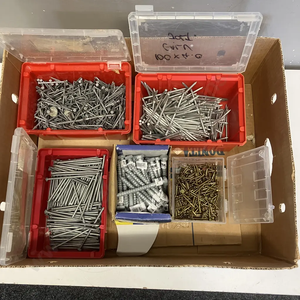Box Lot Nails, Coach Screws, Screws Image 1++