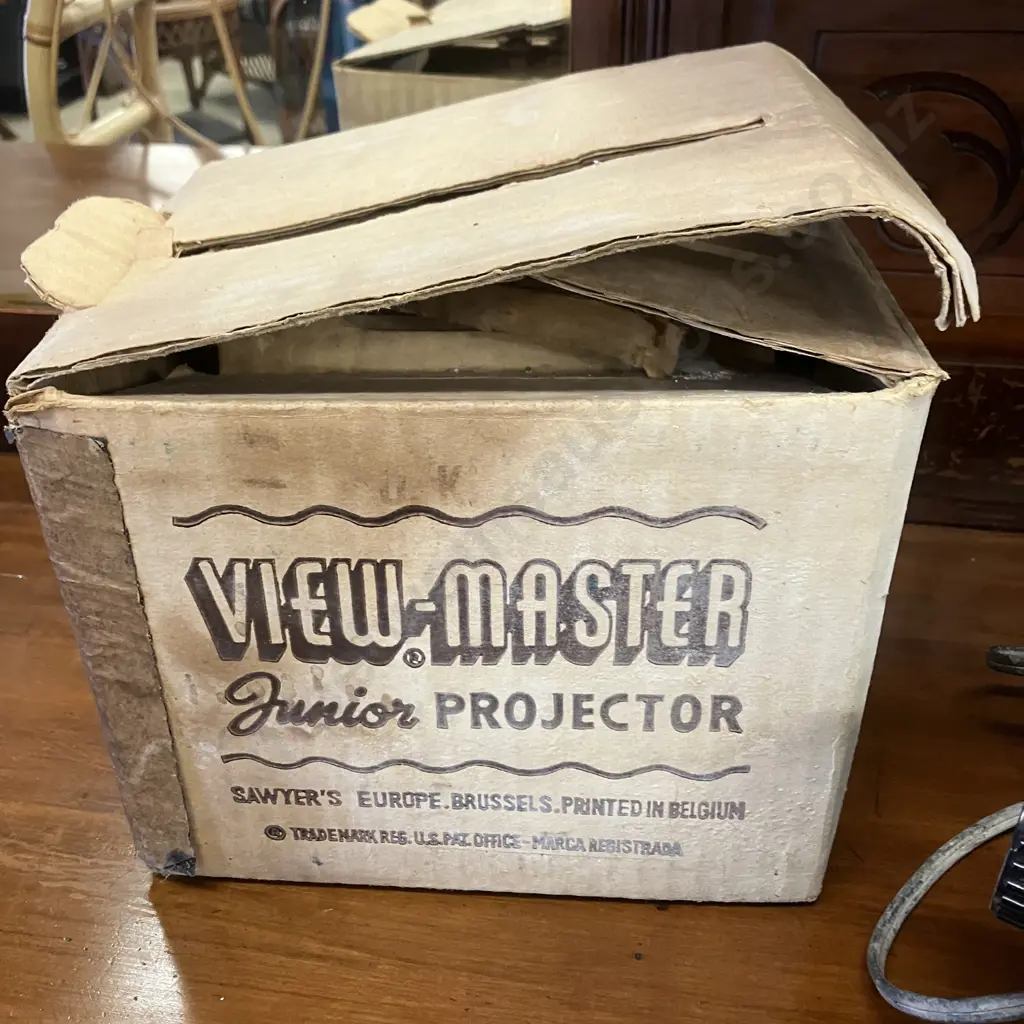 Vintage View-Master Junior Projector With Original Box Image 1++