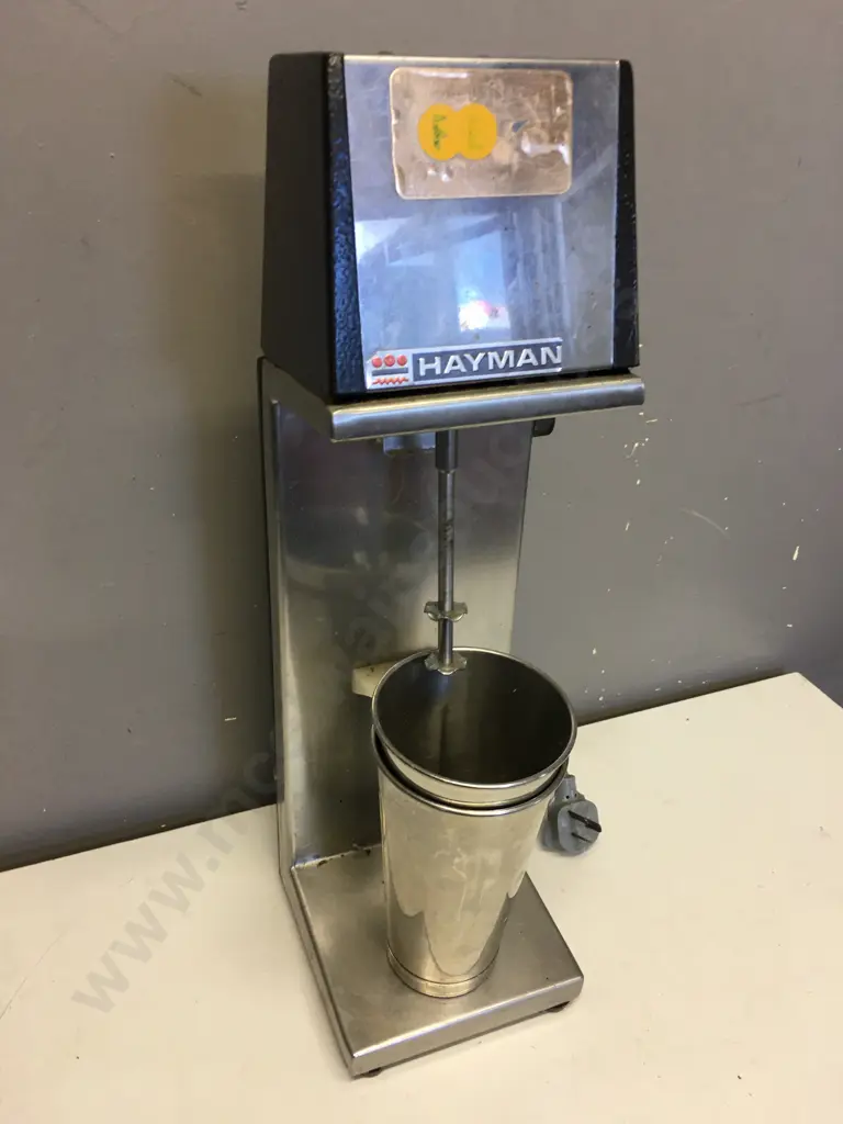 Hayman Milk Shake Mixer Model MSI Single Phase With Two Cups Image 1++