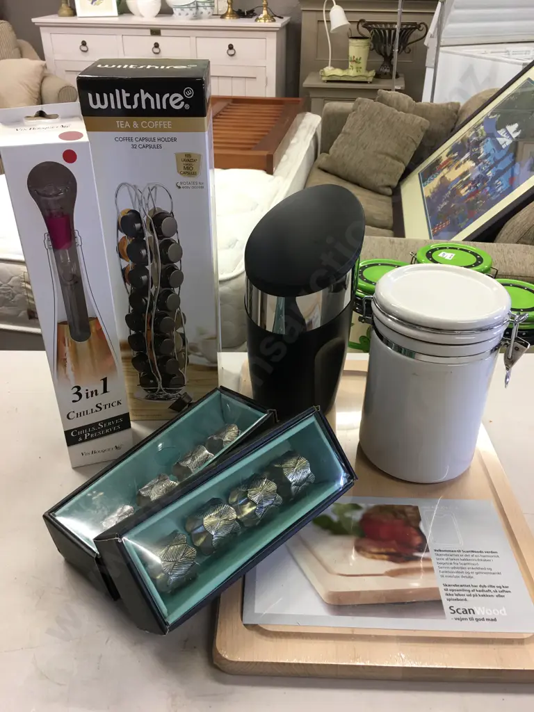 Scanwood Board, Napkin Ring Sets, Chillstick, Capsule Holder Etc Image 1++