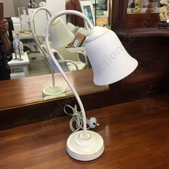 Mercator Table Lamp Cream With Gilt Detail H41.5cm.