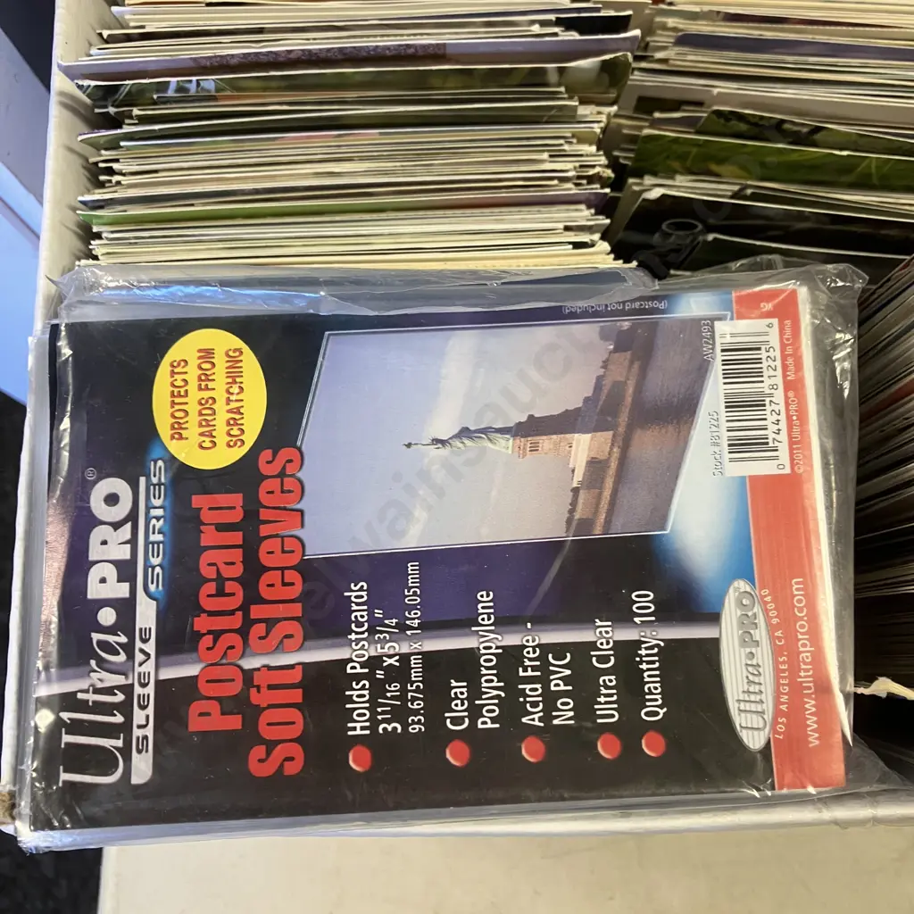 Huge Assortment of Postcards, Cards & Postcard Soft Sleeves Image 1++