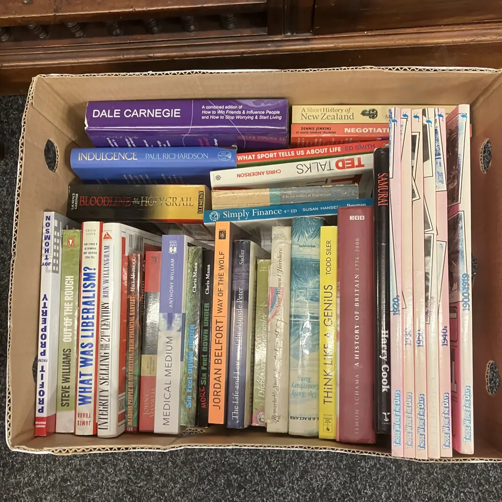 Books - Dale Carnegie, NZ History Etc Image 1++