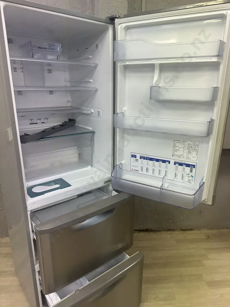 Mitsubishi Electric 415L Multi Drawer Fridge Freezer - Stainless Steel, Model MR-CU415T-ST-A Image 1++
