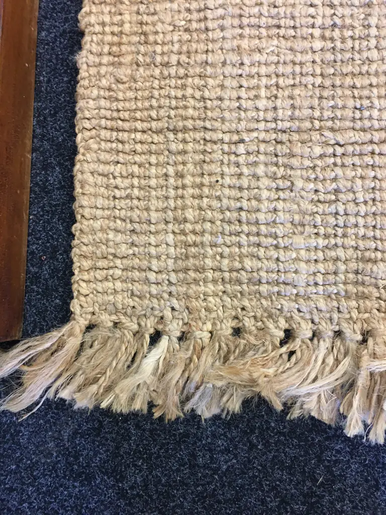 Jute Hand Woven Floor Rug L205,W122cm. Image 1++